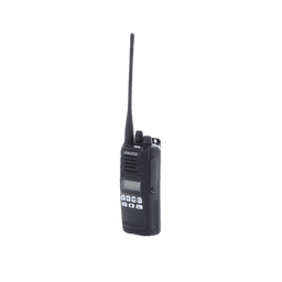 Radio portátil UHF 400-470 MHz, Analógico, 5 Watts, 260 Canales, 9 Teclas, GPS, IP55, MIL-STD-810, Inc. antena, batería, cargador y clip