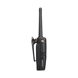 Radio portátil UHF 400-520 MHz, 64 Canales, Digital NXDN-DMR-Análogo, GPS, Bluetooth, IP67, 2 Pines, Incluye Batería-Antena-Cargador-Clip.