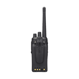 Radio portátil UHF 400-520 MHz, 260 Canales, Digital NXDN-DMR-Análogo, GPS, Bluetooth, IP67, 2 Pines, Incluye Batería-Antena-Cargador-Clip.