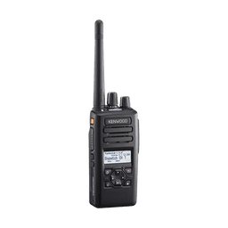 Radio portátil UHF 400-520 MHz, 260 Canales, Digital NXDN-DMR-Análogo, GPS, Bluetooth, IP67, 2 Pines, Incluye Batería-Antena-Cargador-Clip.