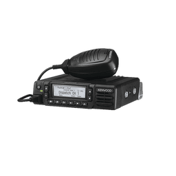 Radio móvil UHF 450-520 MHz, Digital NXDN-DMR-Análogo, 512 Canales, 45 W, GPS, Bluetooth, Cancelación de ruido. Incluye accesorios
