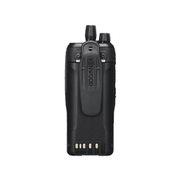 Radio portátil UHF 380-470 MHz, Digital NXDN-DMR-Analógico, 5 W, Bluetooth, GPS, MicroSD, 1024 Canales, Incluye Batería, cargador, antena, y clip