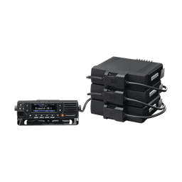 Radio móvil VHF 136-174 MHz, Digital NXDN-P25-DMR-Analógico, 50 W, Bluetooth, GPS, MicroSD, 1024 Canales, Incluye Accesorios