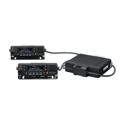Radio móvil VHF 136-174 MHz, Digital NXDN-P25-DMR-Analógico, 50 W, Bluetooth, GPS, MicroSD, 1024 Canales, Incluye Accesorios