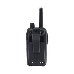 450-470 MHz, 16 canales, 1.5 Watts, VOX, Scaner, Incluye antena, batería, cargador y clip.
