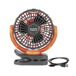 Ventilador Inalámbrico-Portátil Recargable Ideal para el Trabajo. Montable por Pinza o por Potentes Imanes. Incluye cable USB-C