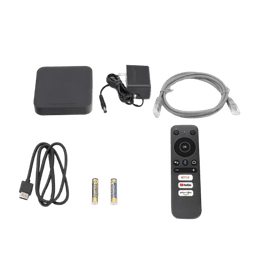 Decodificador Android TV / 4Kp60 HDR / Wi-Fi Dual Banda / Bluetooth 5.0 / HDMI 2.1 / 2 GB RAM 16 GB Almacenamiento