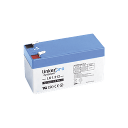 Batería 12 V / 1.2 Ah / UL / 5 Años vida útil promedio / Para uso en equipo electrónico /Alarmas de Intrusión / Incendio/ Control de acceso / Video Vigilancia / Terminales F1  ( Incluye adaptador para terminal F2 ). 