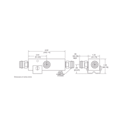 SEPARADOR 6dB (4:1) Tap 350-5930MHz 500W -161dBc 4.3-10 IP67 .