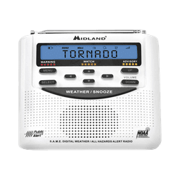 Radio receptor del Sistema de Alerta Sísmica Mexicano y meteorológico NOAA, vía radio en VHF y mediante códigos EAS-SAME