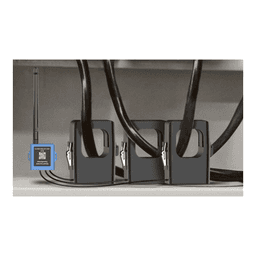 Medidor de corriente LoRaWAN para tres fases hasta 300 ampers