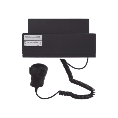 Chasis Con Micrófono / Compatible con DVC-EM de NOTIFIER / Color Negro