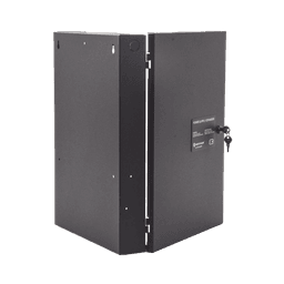 Fuente de alimentación remota y cargador de batería / 10 amperes / 24 Vcc / 7 circuitos de salida NAC o auxiliar / gabinete metálico con cerradura / serie PS de NOTIFIER