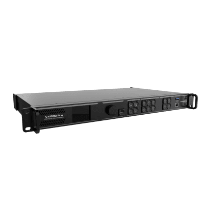 Controlador LED Todo-en-Uno / 3.9 Millones de Píxeles / 6 Puertos Gigabit Ethernet / 4K@60Hz / 6 Capas de Video / 10,240 x 8,192 px