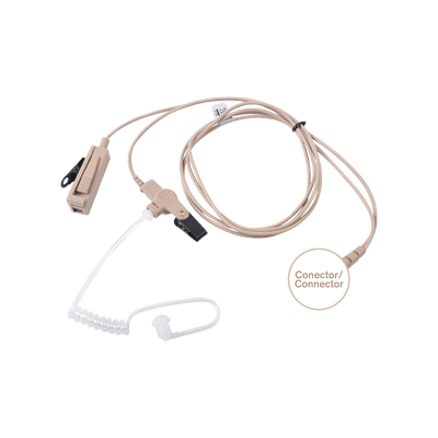 Kit de Micrófono-Audífono profesional de 2 cables Motorola MOTOTRBO: APX1000-8000 XPR6100-6550, MTP850S,MTP6550/6750