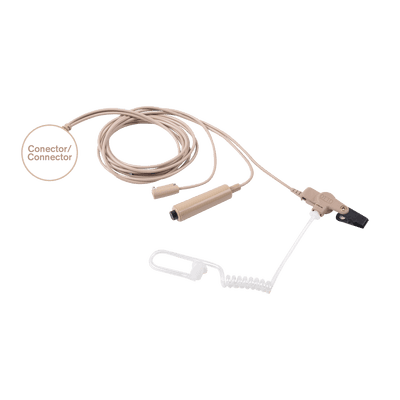 Kit de Micrófono-Audífono profesional de 3 cables para KENWOOD NX-340/320/420, TK-3230/3000/3402/3312/3360/3170