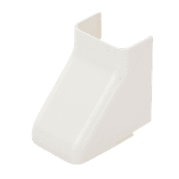 Conexión para techo falso/entrada, para uso con canaleta LD10, material ABS, Color Blanco Mate