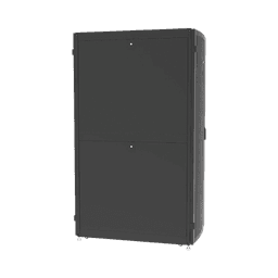 Gabinete Net-Verse para Centros de Datos, 42UR, 800mm de Ancho, 1000mm de Profundidad, Fabricado en Acero, Color Negro 