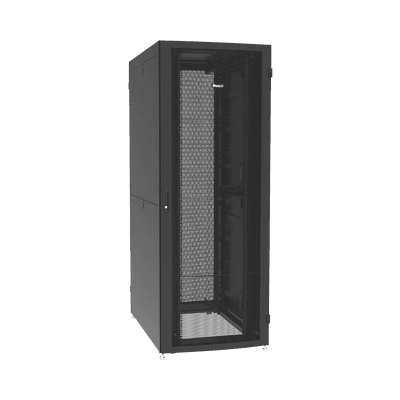 Gabinete Net-Verse para Centros de Datos, 42UR, 800mm de Ancho, 1000mm de Profundidad, Fabricado en Acero, Color Negro 