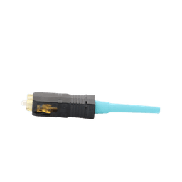 Conector de Fibra Óptica SC Simplex OptiCam, Multimodo 50/125 OM3/OM4, Pre-pulido, Color Aqua