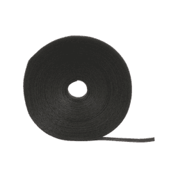 Rollo de Cinta de Contacto, de 75 Pies (22.9m) de Largo, 19.1 mm de Ancho, Color Negro
