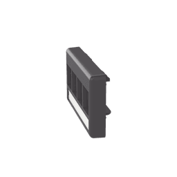 Placa de Mobiliario Modular Estándar, Salidas Para 4 Puertos Keystone, Color Negro