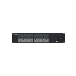 PDU Básico para Distribución de Energía, Enchufe de Entrada NEMA L5-30P, Con 16 Contactos NEMA 5-20R, Instalación Horizontal de 19in, 2 UR, 30 Amp, 208 Vca