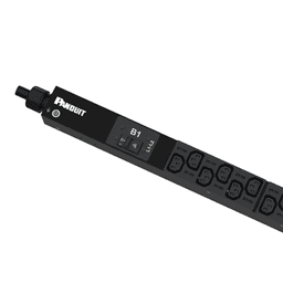 PDU Básico para Distribución de Energía, Enchufe de Entrada NEMA L15-30P, Con 30 Salidas C13 y 6 C19, de Instalación Vertical, 208 Vca, 30 Amp