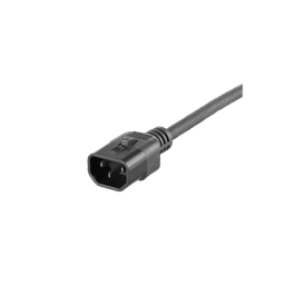 Cable de Alimentación Eléctrica Con Bloqueo Doble de Seguridad, de IEC C14 a IEC C13, 6 ft. de Largo, Color Negro, Paquete de 10 Piezas