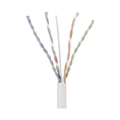 Bobina de Cable UTP 305 m. de Cobre, TX5e™  PanNet, Blanco, Categoría 5e, 24 AWG, CMP (Plenum), de 4 pares