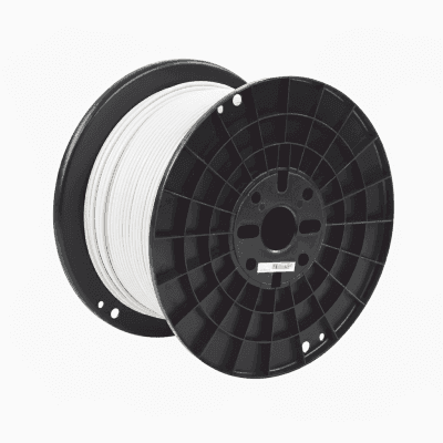 Bobina de Cable UTP de 4 Pares, Cat6A, 23 AWG, CMP (Plenum), Color Blanco, 305m