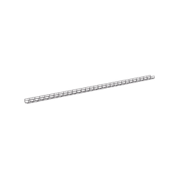 Charola Wire Basket de 12 in (304 mm) de Ancho, 2 in (50 mm) de Alto, 3 m de Largo, Hasta 209 Cables Cat6, Color Negro