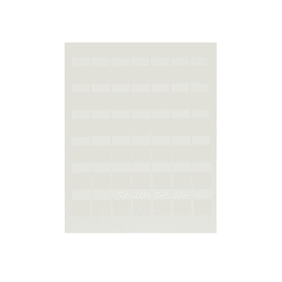 Hojas con 2500 Etiquetas Auto-laminadas para Impresora Láser/Inyección de Tinta, para Cables de 2 a 4.1 mm de Diámetro (18 - 14 AWG)