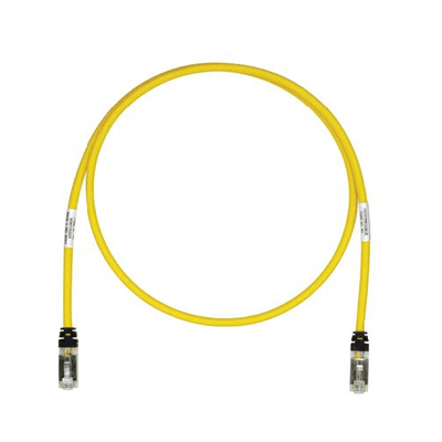 Patch Cord Cat6A, Blindado S/FTP, CM/LS0H, 1.5 Metros (4.92 Pies), Color Amarillo