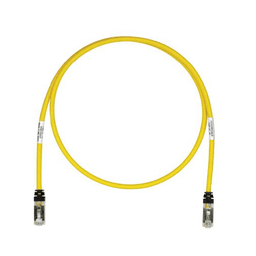 Patch Cord Cat6A, Blindado S/FTP, CM/LS0H, 1.5 Metros (4.92 Pies), Color Amarillo