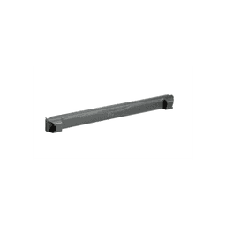 Tapa Ciega Estándar de 19in, Compatible con Racks con Rieles de Orificio Roscado, Instalación sin Herramienta, Plano, 1 UR, Color Negro
