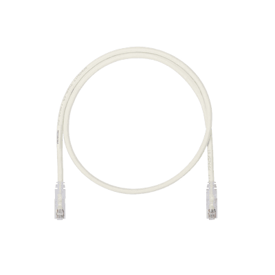 Cable de Parcheo UTP, Cat6A, 26 AWG, CM, Color Blanco Mate, 5ft