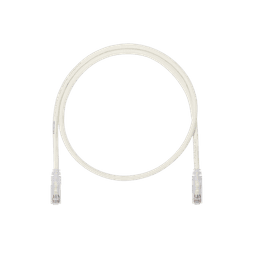 Cable de Parcheo UTP, Cat6A, 26 AWG, CM, Color Blanco Mate, 5ft