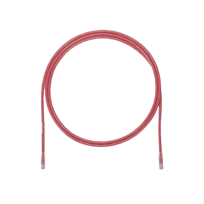 Cable de Parcheo UTP, Cat6A, 24 AWG, CM, Color Rojo, 17ft