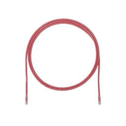 Cable de Parcheo UTP, Cat6A, 24 AWG, CM, Color Rojo, 17ft