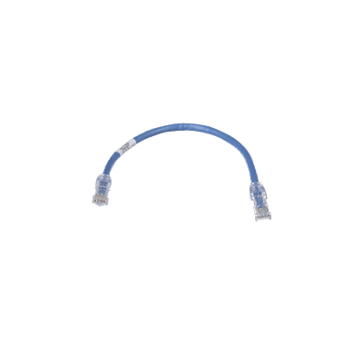 Cable de Parcheo TX6, UTP Cat6, 24 AWG, CM, Color Azul, 1 ft