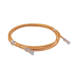 Cable de Parcheo TX6, UTP Cat6, 24 AWG, CM, Color Naranja, 7ft