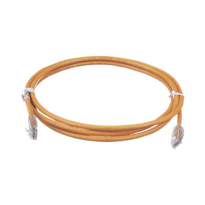 Cable de Parcheo TX6, UTP Cat6, 24 AWG, CM, Color Naranja, 7ft