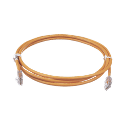 Cable de Parcheo TX6, UTP Cat6, 24 AWG, CM, Color Naranja, 7ft