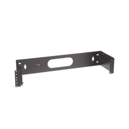 Rack Abierto de Instalación en Pared con Bisagras, Profundidad de 159 mm, 19 in de Ancho, 2 UR, Color Negro