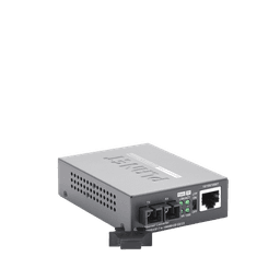 Convertidor de Medios 1000 Mbps UTP/Fibra Óptica Mono-Modo Hasta 20 Km, Conector SC