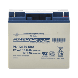 Batería 12V, 18AH, Para Respaldo, Tecnologías AGM/VRLA, Diseño De Vida Útil 5 Años, Terminales Tipo NB2, Listada UL, Libre De Mantenimiento