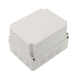 Caja Derivación-Conexión de Plástico (190 X 240 X 165 mm) con 12 Glándulas de Goma. Para Instalaciones Comerciales, Residenciales e Industriales. Incluye Tornillería para su Tapa. Funciona También como Registro.