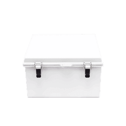 Gabinete de Plástico ABS, Uso en Intemperie ip66 (300 x 300 x 180 mm) Cierre por Broche Inoxidable y Permite Cerrado con Candado y Llave (Perno 5mm) No Incluido