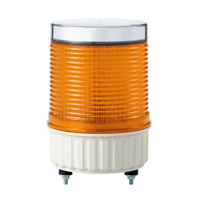 Luz LED destellante IP65, recargable solar en color Ámbar